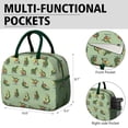 thumbnail image 6 of Lunch Bag Lunch Box for Women Reusable Insulated Lunch Bags,Water-Resistant Avocado Pattern Cooler Lunch Tote Bag, Large Capacity for Work Travel Picnic, 6 of 6