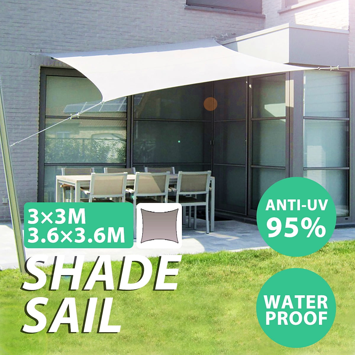 Privacy Screen Balcony Sunshade Oxford waterproof 98% Anti-UV Dust-proof Cream
