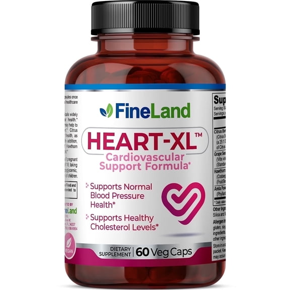 Fineland Vitamins Cardiovascular Support Formula Capsules, 60 Count