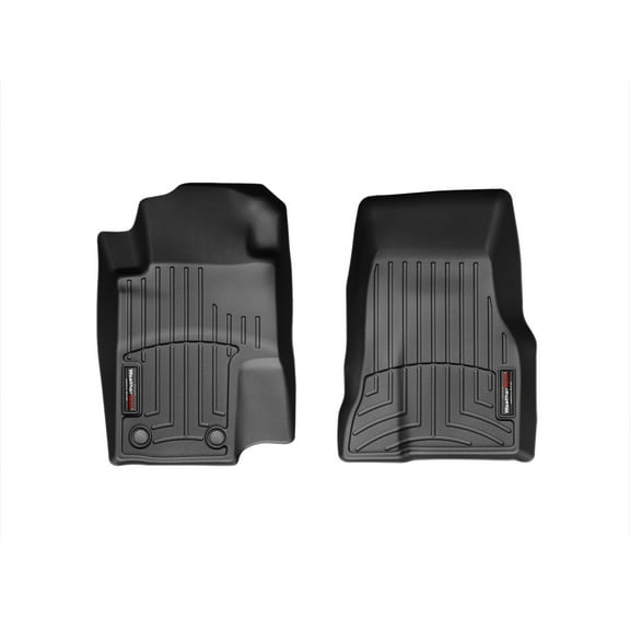 WeatherTech Custom Fit FloorLiners compatible with 2010-2010 Ford Mustang - 1st Row (Driver & Passenger), Black