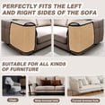 thumbnail image 4 of Protector de muebles de sisal natural para gatos, alfombrilla antiarañazos para sofá, sillón, adecuado tanto para el lado izquierdo como derecho de los muebles, fácil de instalar, 4 of 6