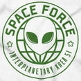 thumbnail image 2 of Alien Space Force Area 51 Believers Womens Slim Fit Graphic Tee Brisco Brands L, 2 of 5