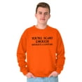 thumbnail image 5 of Scary Without A Costume Halloween Sweatshirt for Men or Women Brisco Brands M, 5 of 6