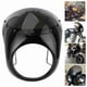 thumbnail image 4 of Parabrisas 7 Pulgadas Faro Carenado Deflector De Viento Parabrisas Universal Para Motocicleta Lente Negra Brillante, 4 of 7