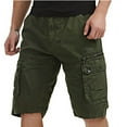 thumbnail image 4 of Shorts Cargo d'Entraînement pour Hommes Légers Randonnée devant Plat Shorts Tactiques de Travail avec Multi-Poches, 4 of 6
