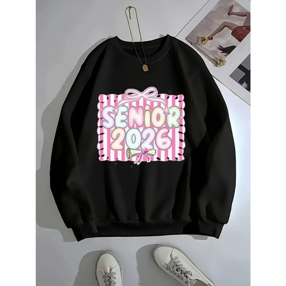 Senior 2026 Graduation Sweatshirt, Class of 2026 Gift Crewneck, S-3XL