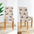 thumbnail image 3 of Yayeee 2 Pack Dining Chair Covers Stretch Parson Chairs Slipcovers Seat Protector, West Wild Pattern, 3 of 6
