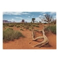 thumbnail image 1 of Landscape Cutting Board, Canyon Life Tribal Park Desert Monument Valley Scenery Cloudy Sky and Redrocks, Decorative Tempered Glass Cutting and Serving Board, in 3 Sizes, by Ambesonne, 1 of 2