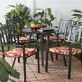 thumbnail image 2 of Greendale Home Fashions 18 x 18 in. Roma Floral Outdoor Dining Seat Cushion (4-Pack), 2 of 6