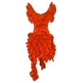 thumbnail image 1 of adviicd Robes Décontractées pour Femmes Robe d'Été Smockée Sans Manches Ligne A Élégante Mignonne Robes Courtes Orange,TG, 1 of 5