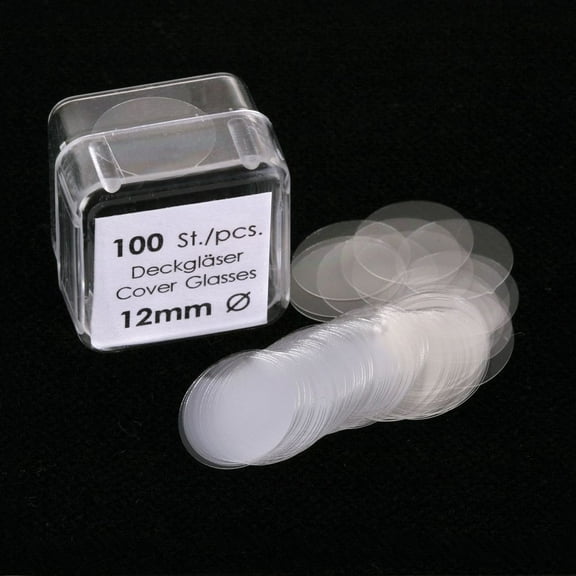 Cover Glasses, Circles, 12 Mm, Thickness 0.13-0.17 Mm