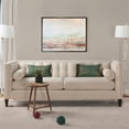 thumbnail image 3 of Maklaine Contemporary 84" Tufted Tuxedo Sofa Double Cushion in Sky Neutral, 3 of 12