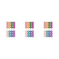 thumbnail image 1 of heritaly 4 Pieces Reinforcement Labels Repair Subsidy Strong Viscosity Doughnut Shape Small Hole Stickers Set for Recipes Binders Colorful 3Set, 1 of 6
