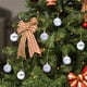 thumbnail image 5 of Flybaeast - 24 bolas navideñas colgantes para árbol de Navidad (plateadas), 5 of 8
