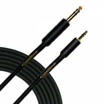 6 Ft Castline Gold 1/4" TRS to 3.5mm TRS Straight Balanced Stereo Patch Cable Mogami 2549
