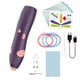 thumbnail image 3 of Bolígrafo de impresora con filamentos, herramienta de dibujo de impresión de plástico a baja temperatura, bolígrafos para manualidades para niños, regalo de fiesta de cumpleaños, púrpura 3D Guardurnaity FN000701-02B, 3 of 7