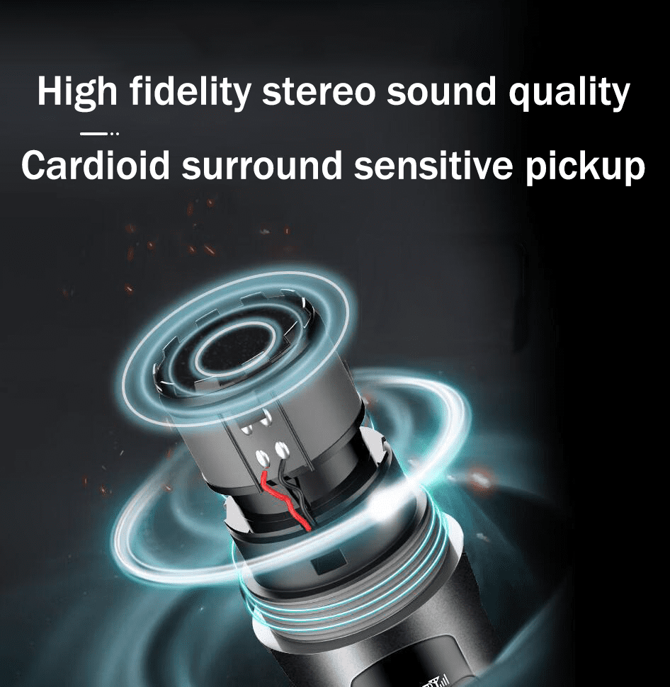2.4G rechargeable handheld wireless dual microphone, dynamic wireless microphone, suitable for karaoke singing, weddings DJ、 Party, speech, church, classroom use, PA system, 200 feet, gray and red