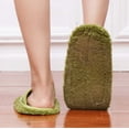 thumbnail image 5 of Slippers for Women,Lazy Floor Cleaning Slippers For Detachable Washable Floor Cleaning Slippers Silent Vacuuming Slippers Hands Cleaning,Womens Slippers,Green,6-8.5, 5 of 7