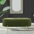thumbnail image 3 of Jennifer Taylor Home Chloe Modern Glam Storage Bench by  Anthracite Black - Velvet, 3 of 5