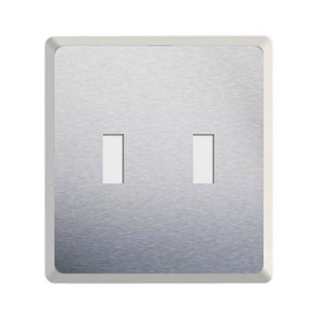 New Face Socket Covers NFSC100DWSS White Double Light ...