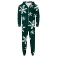 thumbnail image 7 of Odeerbi Matching Family Christmas Pajamas Sets Parent-Child Warm Hooded Jumpsuit Set Xmas Printed Home Wear Loungewear Sleepwear Jammies for Dad, 7 of 7
