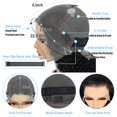 thumbnail image 4 of Cabello humano Wigs BJVT Deep Wave con encaje frontal, 28 pulgadas, densidad del 200%, 4 of 6