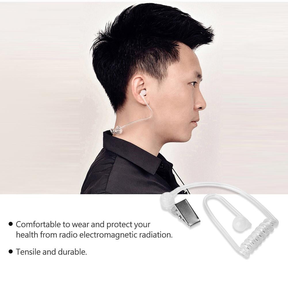 2-Way Radios Headset TK Head Air Tube Earpiece Walkie Talkie Earpiece