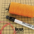 thumbnail image 4 of The Beadsmith Knot It Waxed Polyester Cord – Tangerine Color – 0.7mm Diameter – Light Wax, 144 Meters (472 Feet) Per Spool – Make Jewelry, Macrame, Friendship Bracelets and DIY Crafts, 4 of 6