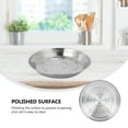 thumbnail image 4 of Stainless Steel Steaming Dish with Holes Thick Steamer Rack Food Plate Cookware (for 30cm Wok), 4 of 8