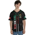 thumbnail image 5 of Personalized Mexico Mexican Baseball Shirt, Customized Team Name Mexican Aztec Baseball Jersey for Men for Men,Women S-5XL (3XL), 5 of 8