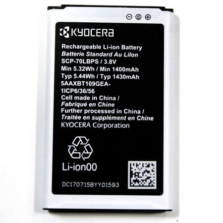 OEM Kyocera SCP-70LBPS 1400 mAh Replacement Battery for Cadence LTE S2720 (Used)