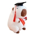 thumbnail image 3 of MERIGLARE Capybara Doll, Stuffed Animals, Home Decoration, Plush Capybara Toy, Plush Toy, Toys for Graduation Gifts, Parties, Collectibles for Children White, 3 of 8