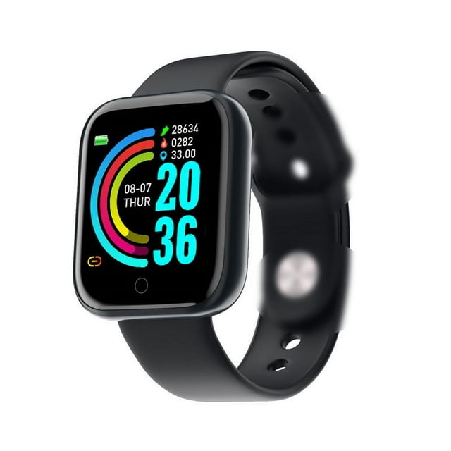 Reloj inteligente, rastreador de actividad física con monitor de frecuencia cardíaca, presión arterial, seguimiento de oxígeno en sangre, pantalla táctil de 1,4 pulgadas Smartwatch Fitness