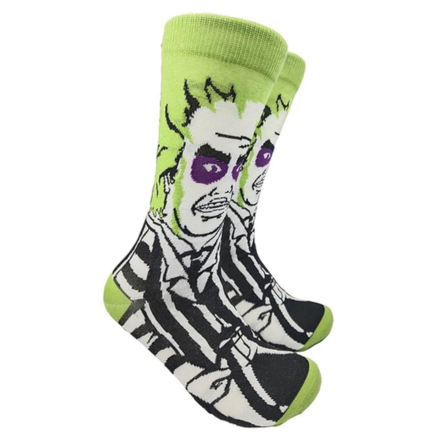 3uds. Calcetines de tubo casuales de Halloween Calcetines de terror transpirables para vestido de fiesta de disfraces(14)