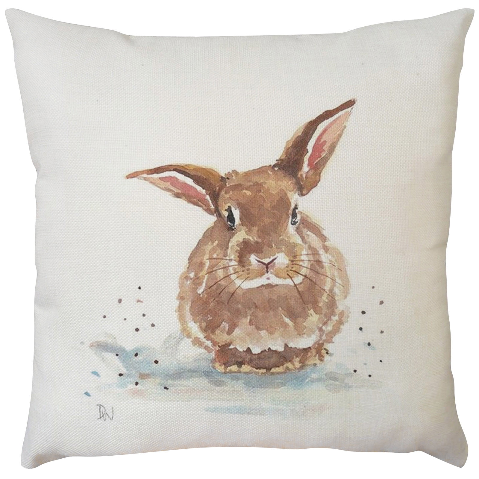 Rabbit Easter Day Pillow Cover Sofa Cover Cushion Cover Custom Home