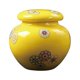 thumbnail image 3 of Tarro de jengibre de Florero de cerámica Exhibición de arreglos florales Decoración para el hogar Tarro decorativo Tarro de almacenamiento Amarillo mayimx Tarro de jengibre, 3 of 9