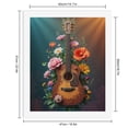 thumbnail image 2 of Paint by Numbers Kit for Adults, Guitar Floral Fusion Artistry Paint by Numbers, Easy Paint by Numbers Kit for Adults Beginner, DIY Adult Paint by Number Kits on Canvas, Home Decor, 2 of 7