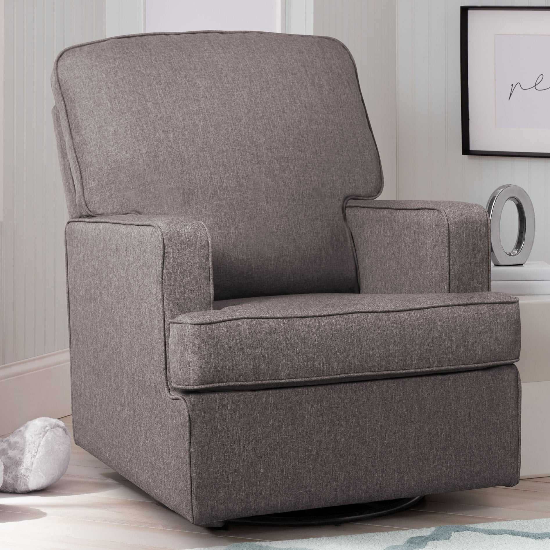 delta children avery nursery glider swivel rocker chair