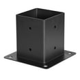 thumbnail image 3 of VEVOR Pergola Bracket Kit, 4x4 inch (Inner Size 3.5x3.5), 4 Pcs 3-Way Heavy Duty Corner Bracket Woodworks DIY Post Base Kit, Easy Installation Wooden Beams for Gazebos, Patio Pergolas, Log Cabin, 3 of 9