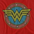 thumbnail image 2 of DC Ww Vintage Emblem Women's T Shirt, Red, Small, 2 of 6