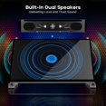 thumbnail image 3 of ROADOM 7&rsquo;&rsquo; Raspberry Pi Screen, IPS1024&times;600,Responsive Smooth Touch,Dual Built-in Speakers,HDMI Input,Compatible with Raspberry Pi, 3 of 8