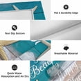 thumbnail image 6 of Turquoise Beach Summer Outdoor Rug for Patio/Deck/Porch, Non-Slip Large Area Rug 6 x 9 Ft, Starfish Coastal Gradient Indoor Outdoor Rugs Washable Area Rugs, Reversible Camping Rug Carpet Runner, 6 of 8