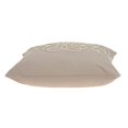 thumbnail image 3 of Nassau Collection 20" Beige Swirl Pattern Throw Pillow, 3 of 8