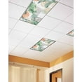 thumbnail image 2 of Fluorescent Light Covers for Ceiling Lights 2 Pack, Boho Summer Botanical Magnetic Ceiling Light Covers 2x4ft for Classroom Office School, Palm Leaves Geometric Abstract Drop Ceiling Light Shade, 2 of 7