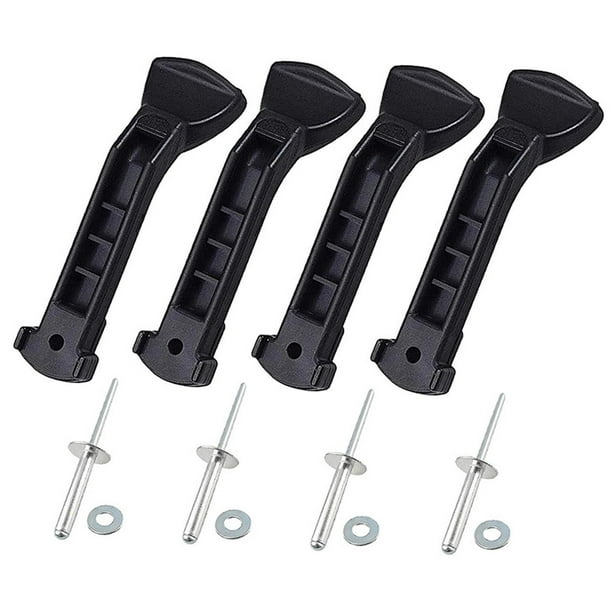 Kit de 4 pestillos para panel de correa de capó, accesorios, mantenimiento, componentes profesionales, piezas de reparación, reemplaza el conjunto