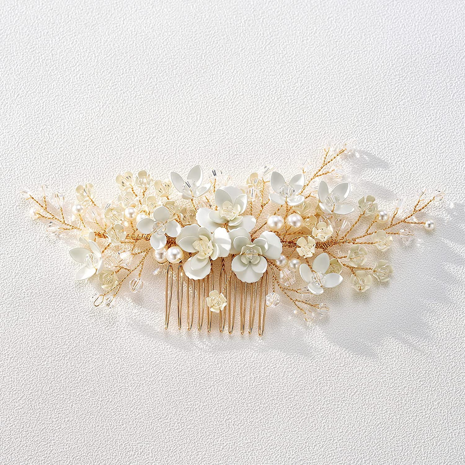 Bridal Hair Comb for Wedding Hair Accessories for Bridse-Flower Bridal Hair Pieces Headpieces for Wedding Women, Gold | Walmart Canada Bridal Hair Comb for Wedding Hair Accessories for Bridse-Flower Bridal Hair Pieces Headpieces for Wedding Women, Gold | Walmart Canada