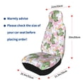 thumbnail image 6 of Haiem Lilies Flowers Printed Car Seat Covers Set of 2, Universal Fit Car Seat Covers,Protective Seat Covers,Comfortable Car Seat Covers, Easy Installation Seat Covers, 6 of 9