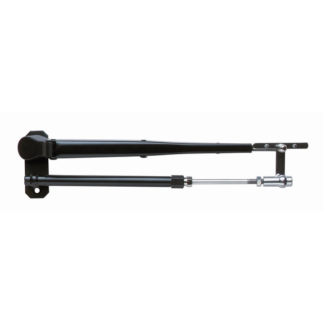 Brazo limpiaparabrisas Marinco 33037A Deluxe negro de acero inoxidable