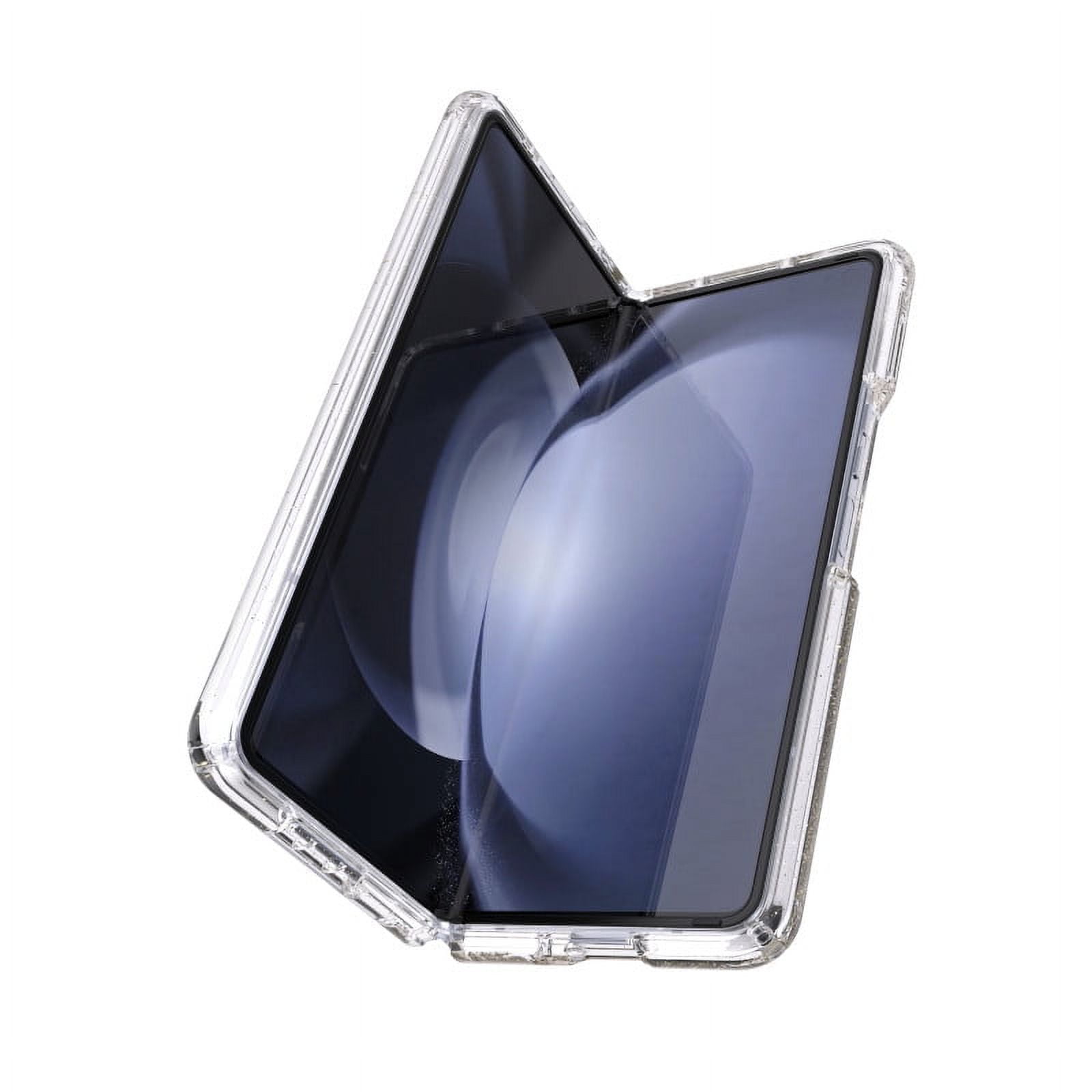 Speck Galaxy Fold 5 Presidio Perfect Clear Fold with Glitter Phone Case in Clear with Glitter
