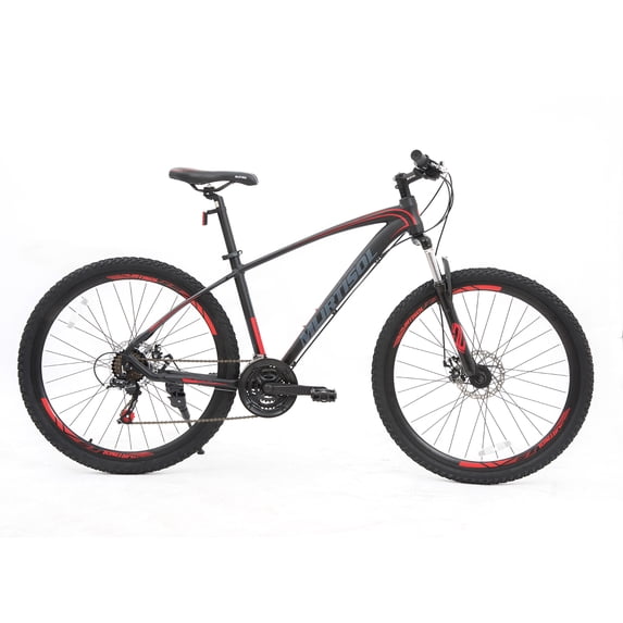 Uenjoy 27.5" Mountain Bike 21 Speed Bicycle Shimano Derailleur Disc Brake Steel Frame in 3 color